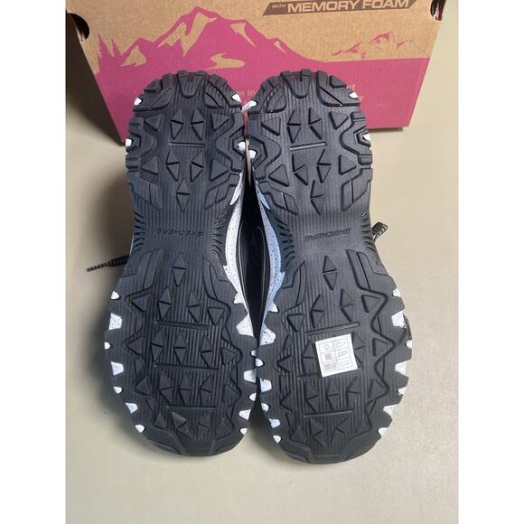 Skechers Outdoor Memory Foam Hillcrest Women’s 10 Black/White Style 179097S - Picture 7 of 12